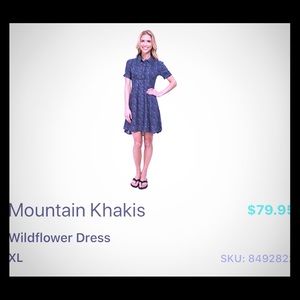 Mountain Khakis wildflower dress
